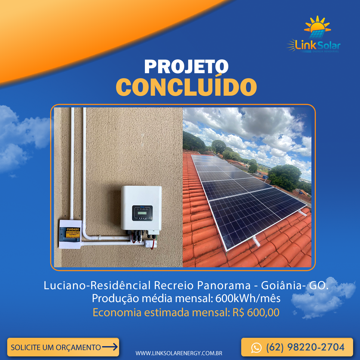 Residêncial - Sr. Luciano Rosa - Goiânia - GO